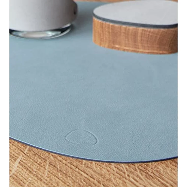 LIND DNA Platzset DOUBLE NUPO Tischset Curve light blue/light grey, Table Mat Curve L Double Nupo Light Blue/Light Grey – Bild 4