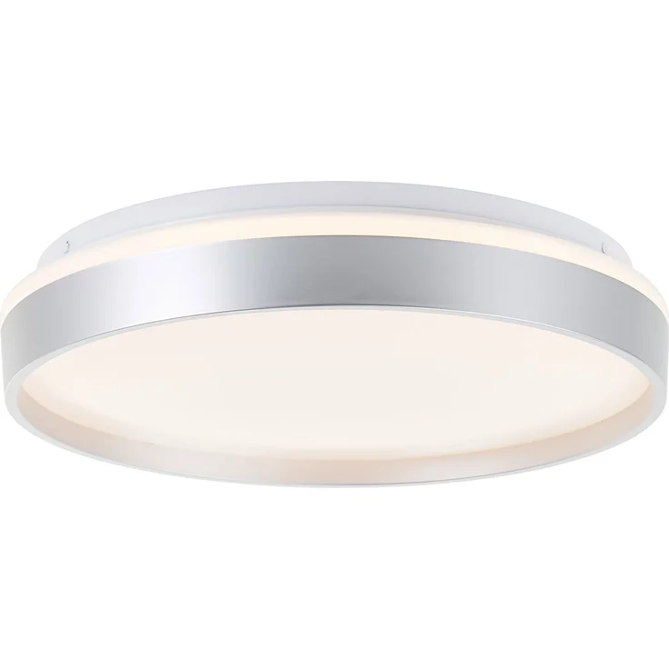 Brilliant LED Deckenleuchte Britt G80760/58 Flur, Küche, Wohnzimmer, Schlafzimmer, Arbeitszimmer Metall/Kunststoff Indoor Decke silber - LED fest integriert – Bild 3