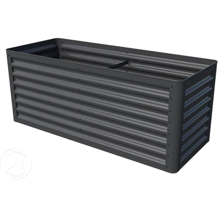 PRIMEYARD Hochbeet LUCA anthrazit Stahlkonstruktion 150x60x60 cm – Bild 2