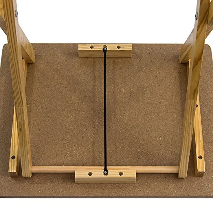 Home Vida Klappbarer Snack Tisch, Holz, Natur – Bild 7