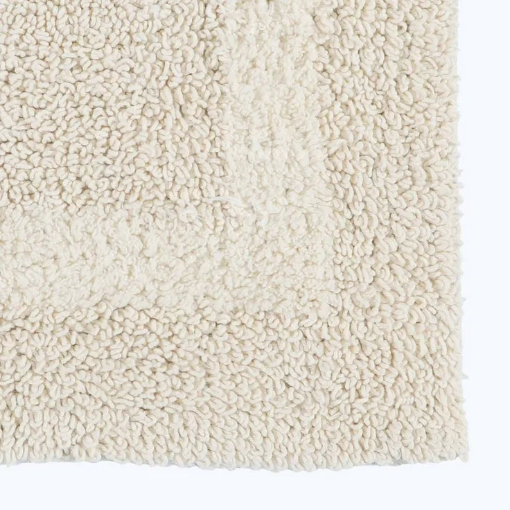 Homescapes Badematte XXL-Badematte creme 70x120 cm aus 100% Baumwolle, Höhe 20 mm, Baumwolle, rechteckig, 70 x 120 cm – Bild 2