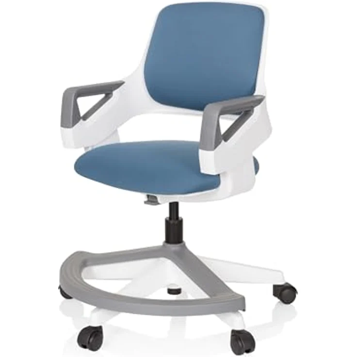 hjh OFFICE Drehstuhl Kinderdrehstuhl KID FLEX Stoff mit Armlehnen (1 St), Kinder Bürostuhl mitwachsend, ergonomisch – Bild 10