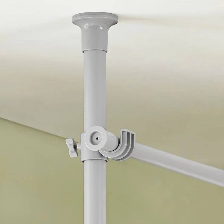 SoBuy FRG109-HG Garderobenständer, Metall, Pulverbeschichtung, Grau, 62 x 200 x 75 cm – Bild 8