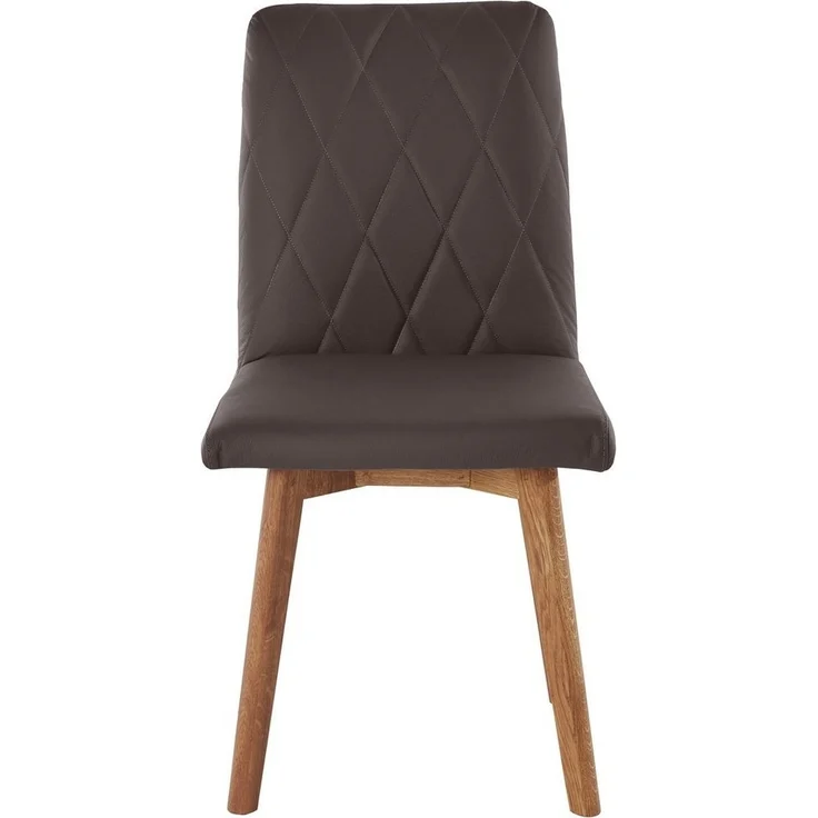 Home affaire Esszimmerstuhl Brest (Set, 2 St), Gestell aus Eiche Massivholz geölt – Bild 2