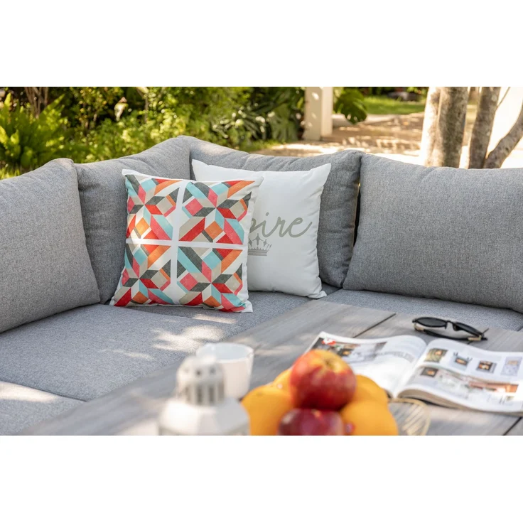 Gardissimo JOLIE Alu Ecklounge Gartenmöbel Sitzgruppe Nonwood grau – Bild 5
