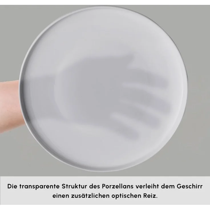 Karaca Geschirr-Set Karaca Forever Bone Fika 22-teiliges Frühstücksset – Bild 4