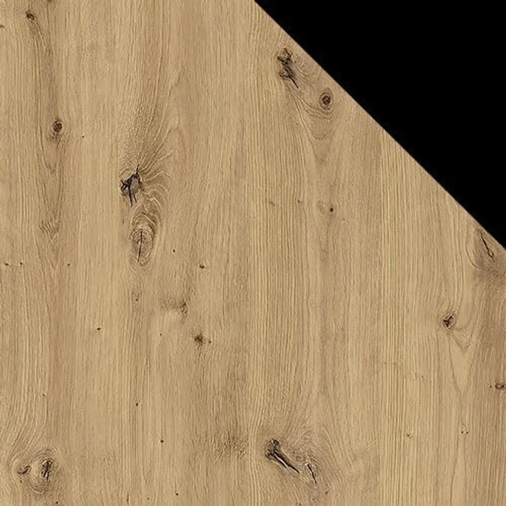 Garderoben-Set Quant VIII Kleiderschrank, Schuhschrank, Spiegel, Kleiderhakenbrett (Farbe: Artisan Eiche / Schwarz + Velo 637) – Bild 9