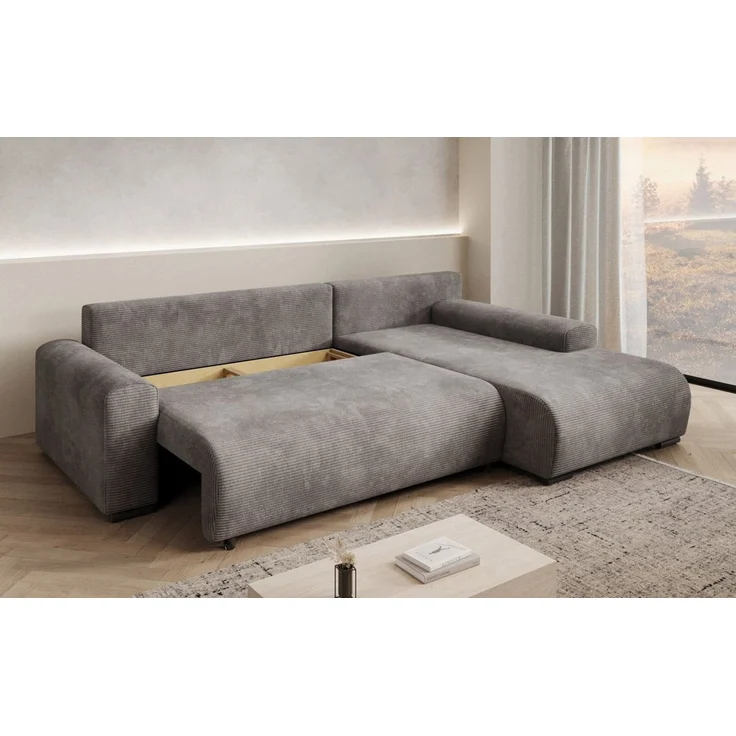 Luxusbetten24 Schlafsofa Designer Sofa Hanna, mit Schlaffunktion und Stauraum – Bild 4
