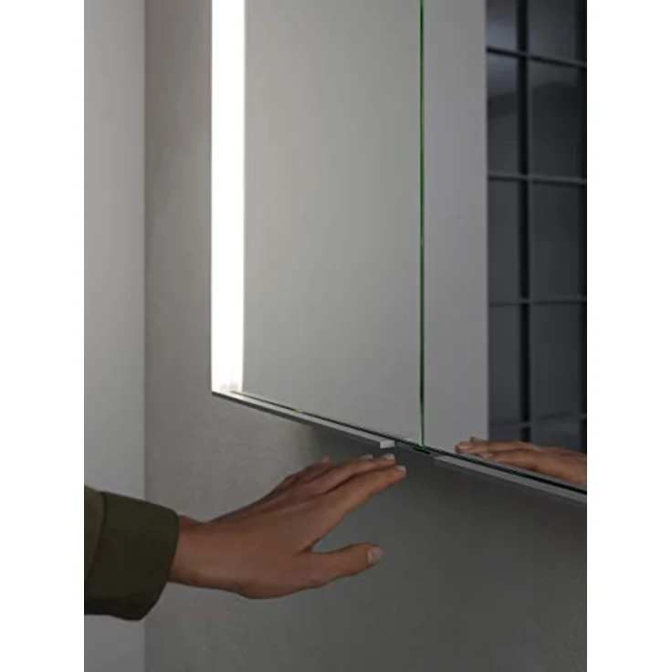 Keuco Royal Match, Aufputz-LED-Spiegelschrank 65cm mit 2 Türen, stufenlos dimmbarer LED-Beleuchtung und individuellem Stauraum – Bild 4