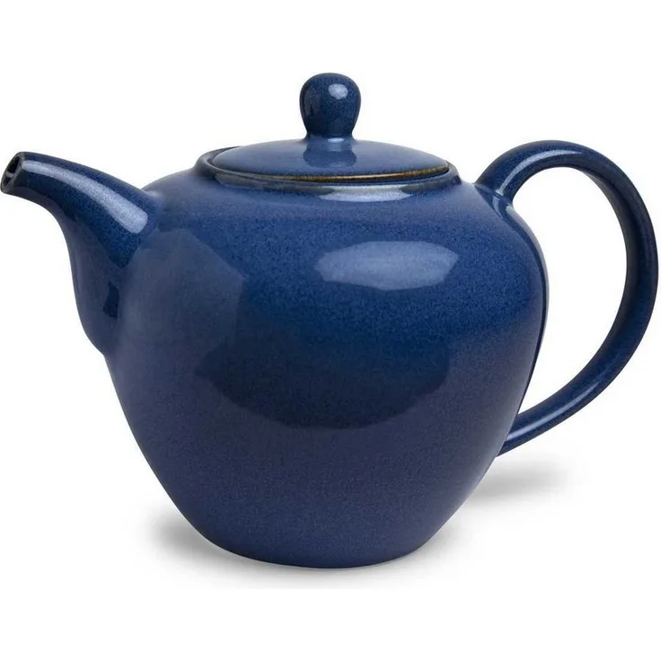 TeaLogic Teekanne Teekanne Matilda Porzellan blau 1,2 L, (1-St), spülmaschinenfest