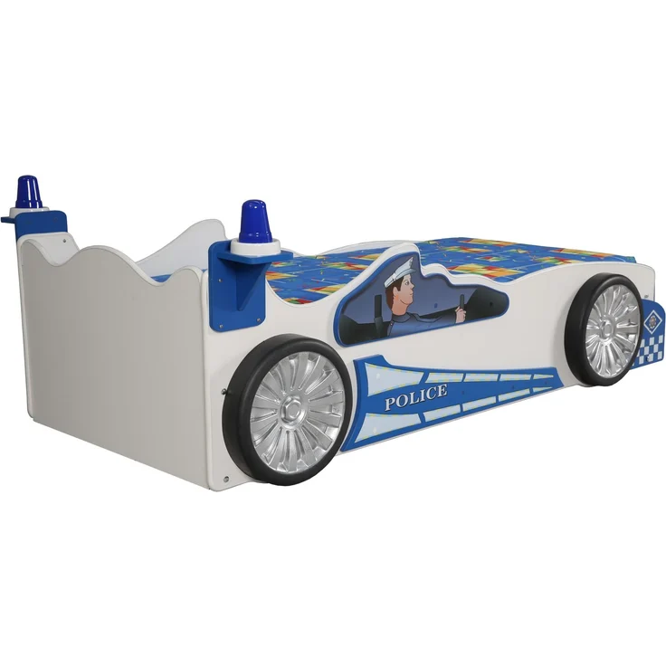 Kinderbett Polizei mit Lattenrost & Matratze 90x200cm – Bild 5