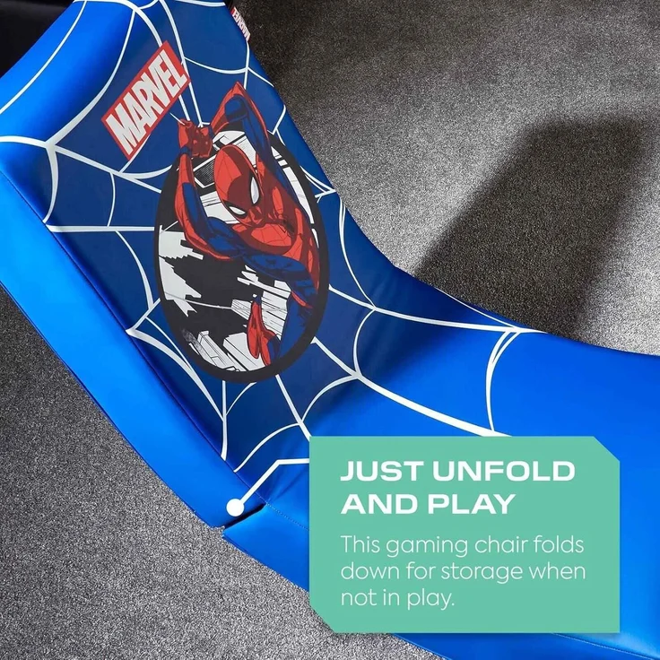 X Rocker Gaming-Stuhl Marvel™ Floor Rocker Gaming Bodensessel - Spider-Man – Bild 4