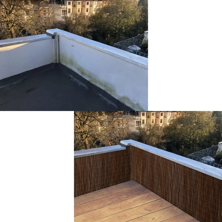 100x300cm Balkon Sichtschutzmatte Weide – Bild 6