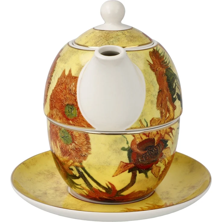 Goebel / Vincent van Gogh - Sonnenblumen,Tea for One,Sonnenblumen,15,5cm x 15,5cm x 15,5cm / New Bone China / 15,5cm x 15,5cm x 15,5cm – Bild 5