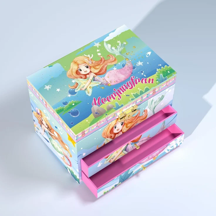 AdelDream Schmuckkasten Musik-Aufbewahrungsbox – Bild 2