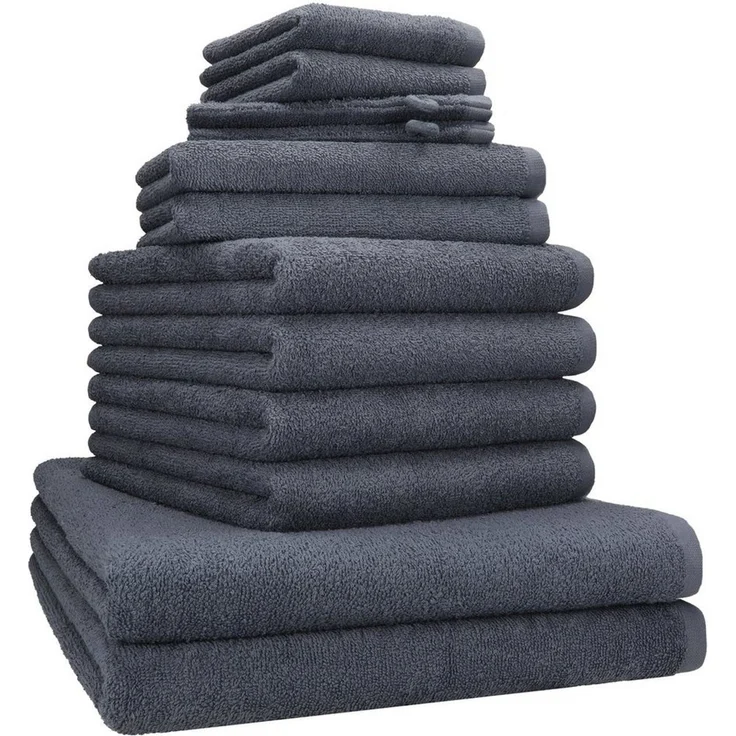 Betz Handtuch Set Betz 12 TLG. Handtuch Set Berlin, 100% Baumwolle (12 Teile, 12-St) – Bild 2