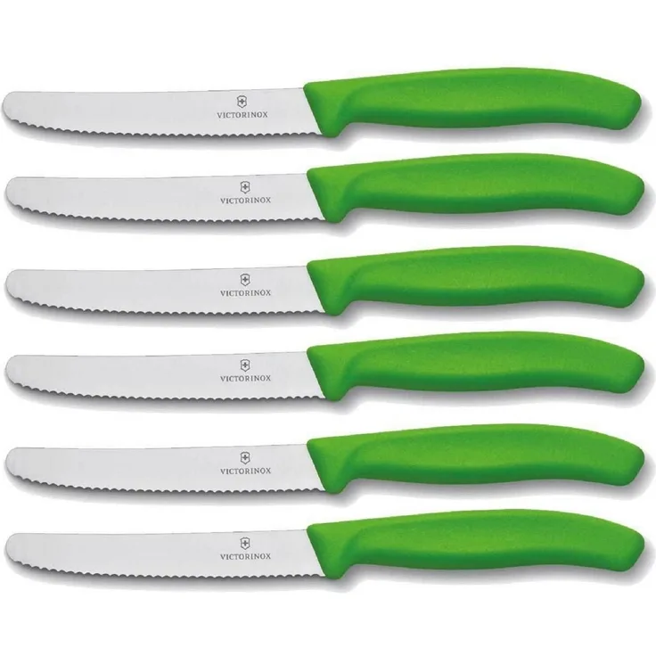 Victorinox Tafelmesser Tomatenmesser 6er Set grün