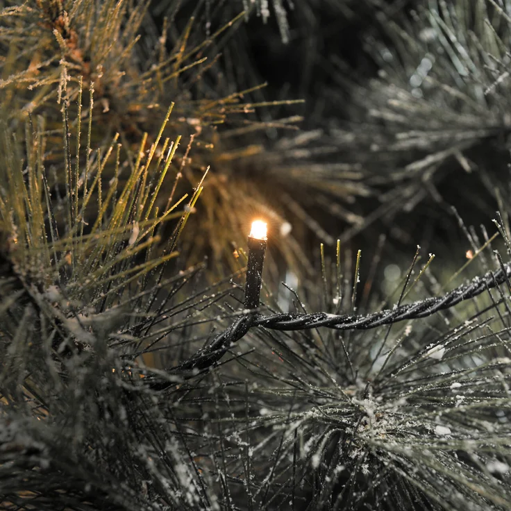 Konstsmide LED Solar Lichterkette 200 bernsteinfarbene Dioden – Bild 4