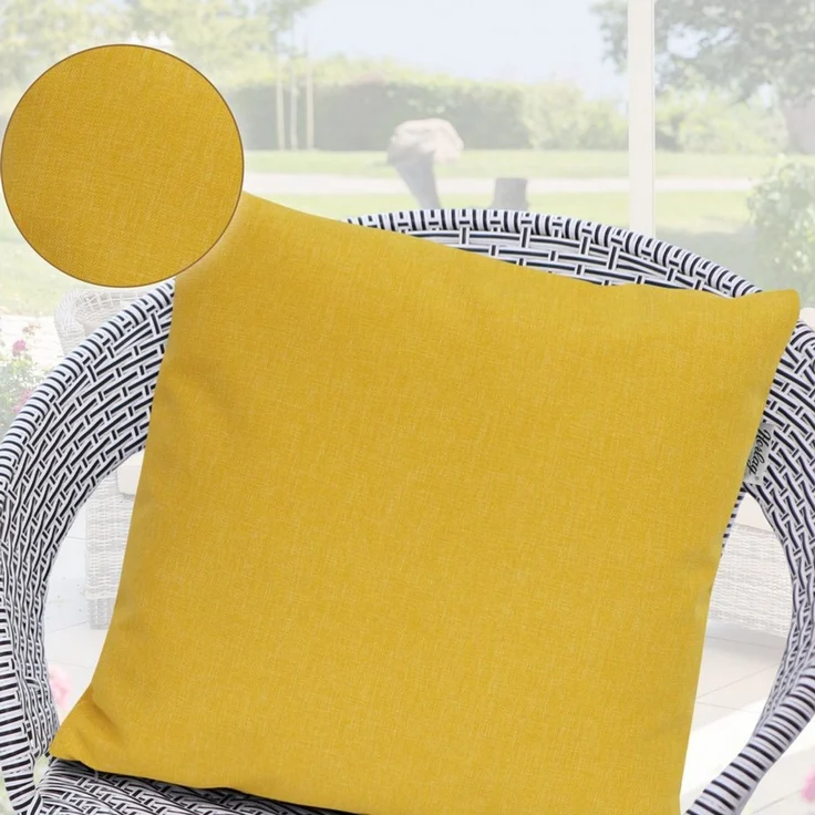 Herlag Dekokissen SUNNY Outdoor, Garten, Wetterfest, 40x40 cm oder 50x50 cm, 9 Farben, mit Innenkissen – Bild 3
