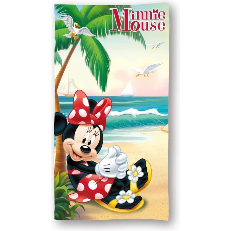 Disney Minnie Mouse Strandtuch Mikrofaser Badetuch 70 × 140 cm Strand Handtuch