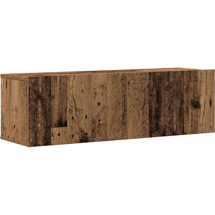 vidaXL 6-tlg. TV-Schrank-Set Wandmontage Altholz-Optik Holzwerkstoff 3329149 – Bild 3