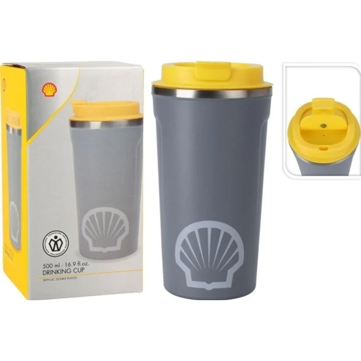 Koopman Thermobecher für unterwegs Shell 500 ml