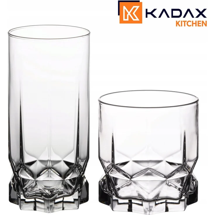 KADAX 12x Gläser 325ml für Getränke Getränke Wasserglas Glasset – Bild 4