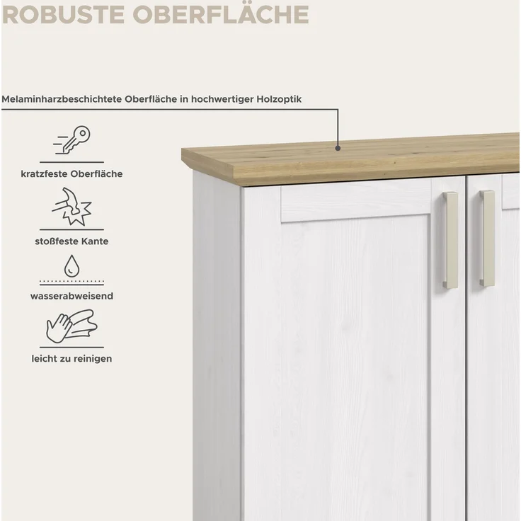 Kommode Verona - Sibiu Lärche / Artisan Eiche – Bild 6