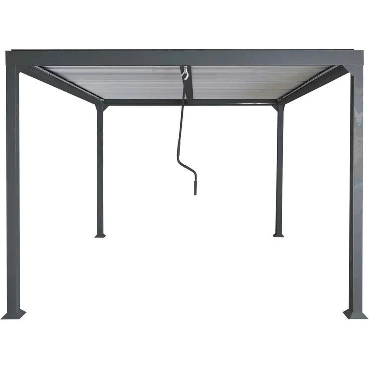 Mendler 'HWC-L41' Pergola ohne Seitenwände, Metall anthrazit, 3x3,7 m – Bild 8