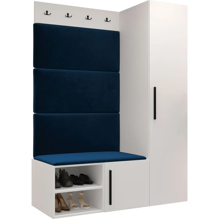 Garderoben-Set Mapreni II (Farbe: Weiß, Manila 26) – Bild 1