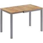 Esstisch Granny Eiche/Grau 120 x 70 cm ausziehbar Vicco