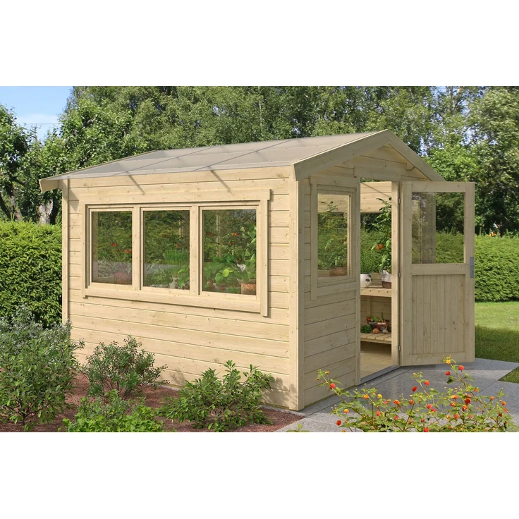 Fjordholz Gewächshaus aus Holz Modell 28 B – Bild 1