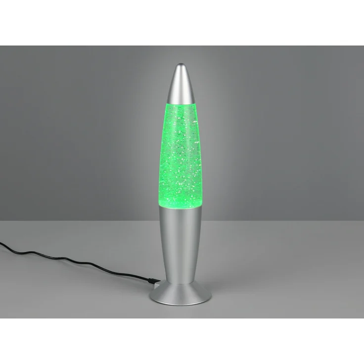 Deko LED RGB Tischleuchte mit Glitzer Batterie- oder USB betrieben, Höhe 34,5cm – Bild 7