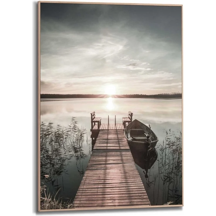 Reinders! Wandbild Slim Frame Wood 50x70 Scandic Jetty – Bild 5