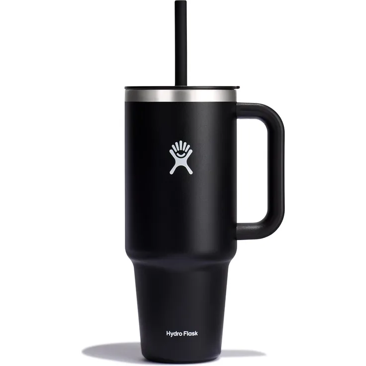 Hydro Flask Thermobecher All Around Travel Tumbler in den Größen 24 oz/ 32 oz / 40 oz, 1-tlg, Edelstahl, Thermo Cup mit Strohhalm