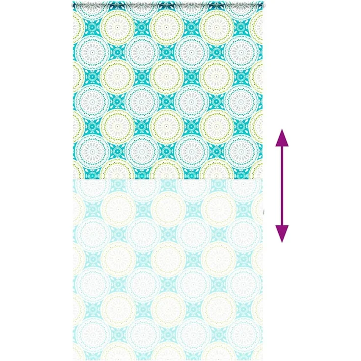 vidaXL Duschrollo mit Kassette 120x240 cm Stoffbreite 116 cm 4015003 – Bild 5
