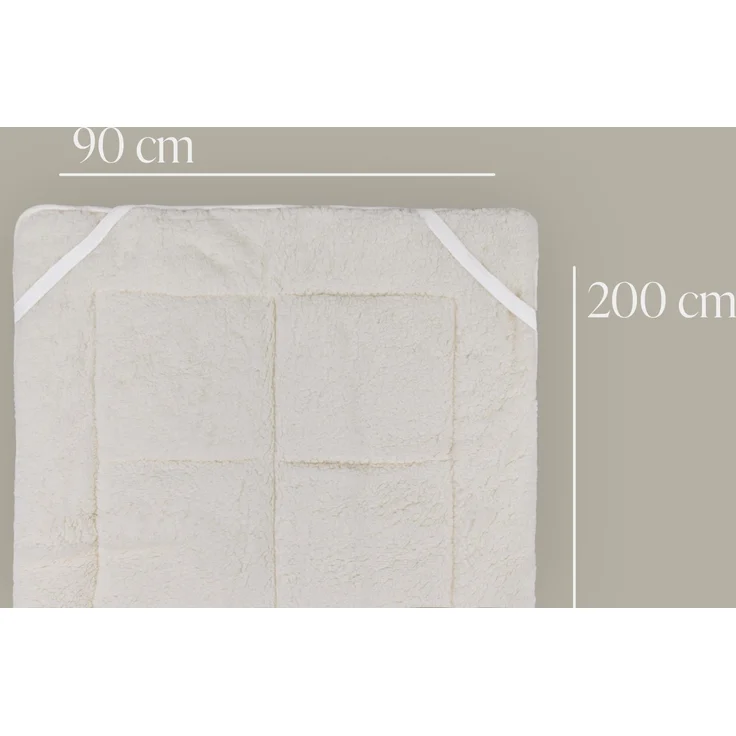 Lammflor Matratzenauflage 90x200cm – Bild 2