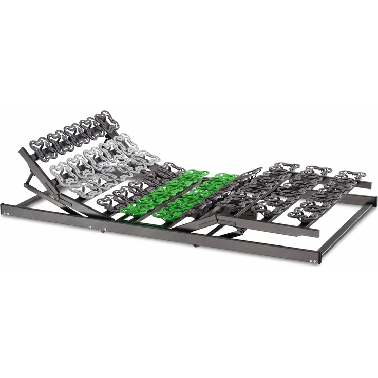Graf Schlafsysteme LEO PLANE Elektrischer 5-Zonen Tellerlattenrost Tellerrahmen Lattenrost Montiert 100x200 cm – Bild 8