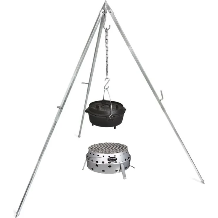 Petromax Feuerschale Atago Set inkl. Dreibein, Rost & Feuertopf ft9 – Bild 1