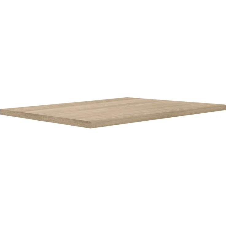 Esstisch >TABLES< in Sonoma Eiche Dekor, Metallfüße U-rohstahl - 140x74,7x90cm (BxHxT) – Bild 3