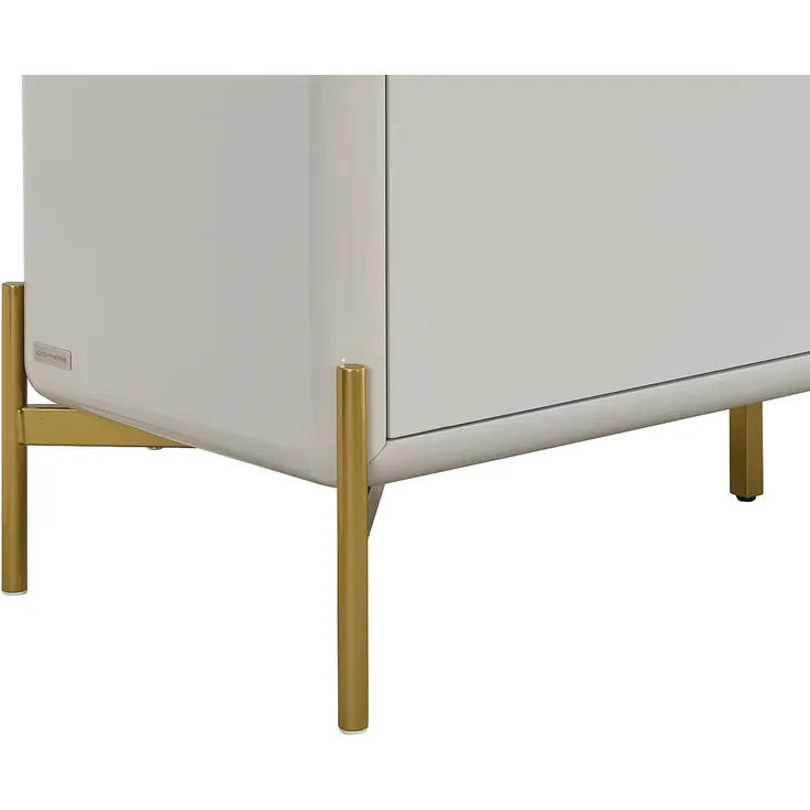 Vente-unique - LYBAKA Sideboard Holz, Platte Beige - B 40 cm x H 82 cm x L 180 cm – Bild 7