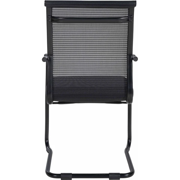 CLP 2er Set Besucherstühle Denny Mesh freischwingend,schwarz – Bild 4