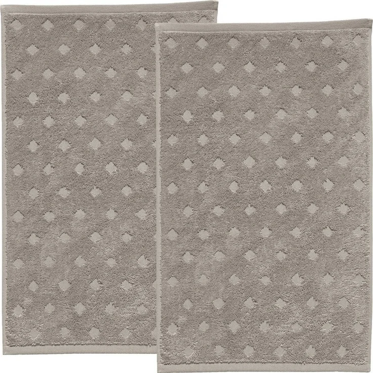 Erwin Müller Walk-Frottier "Baden-Baden" 2er-Pack, Taupe, Gästetuch 2er | 30x50 cm – Bild 1