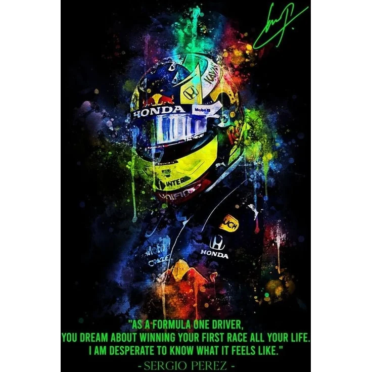 Poster Formel 1 Rennfahrer Legenden Sprüche · Deko Print ohne Rahmen - H / 60x90 cm