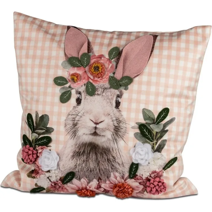 formano Dekokissen Formano Dekokissen bestickt Hase 637888