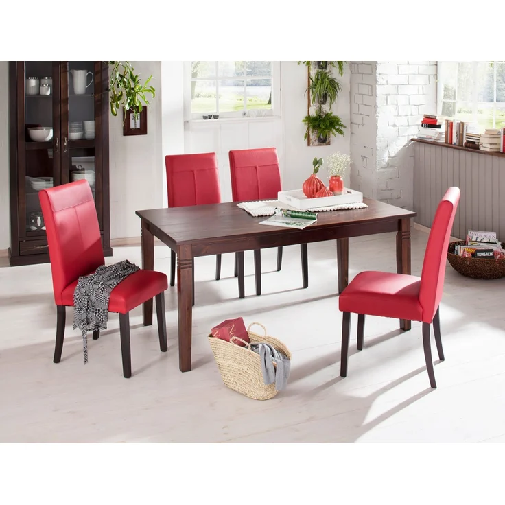 Home affaire Esstisch, wahlweise mit Schublade, aus massiver Kiefer, FSC®-zertifiziert – Bild 1