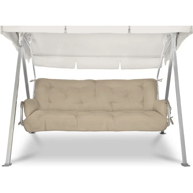 Beautissu Hollywoodschaukel Auflagenset Flair HS Natur – Bild 2