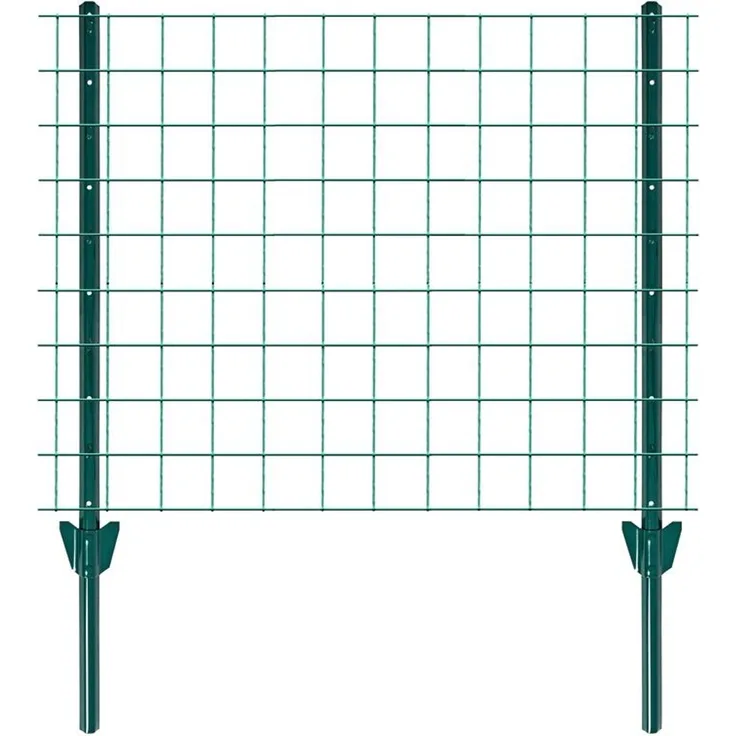 Zaunset Volierendraht Gartenzaun 1 x 25 m Drahtzaun 25 mm Zaun Komplett-Set Grün