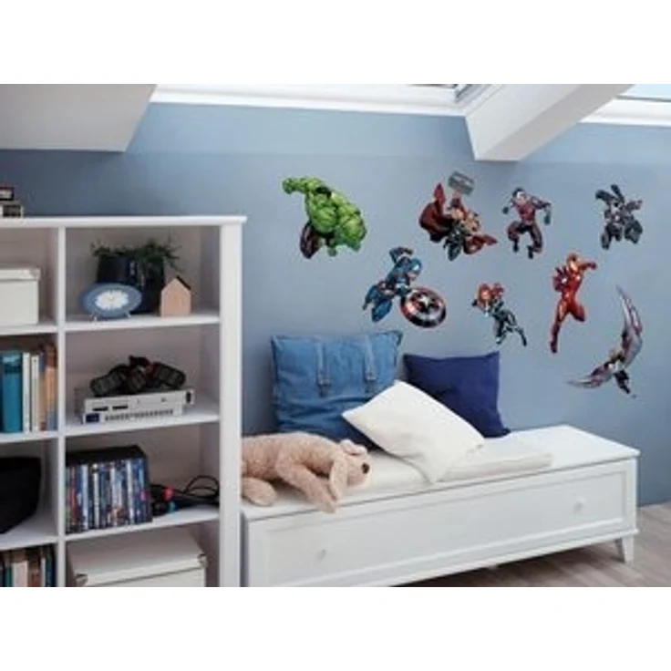 Komar Wandtattoo Avengers Crew - Größe 50 x 70 cm (8 St), Künstler: Komar, selbstklebend, Wandsticker, Kinderzimmer – Bild 6