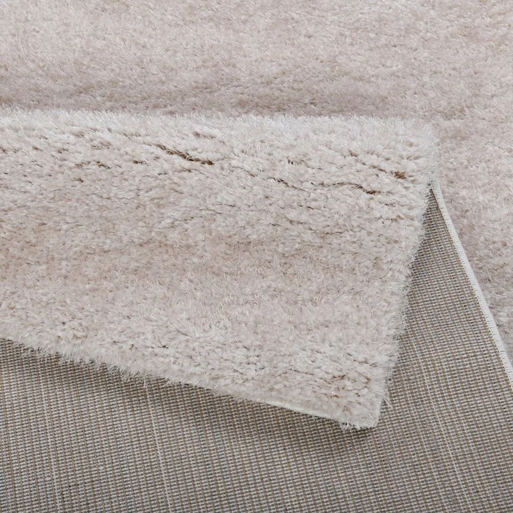 HOME DELUXE Hochflor Teppich SOFI - 110 x 60 cm Beige – Bild 4